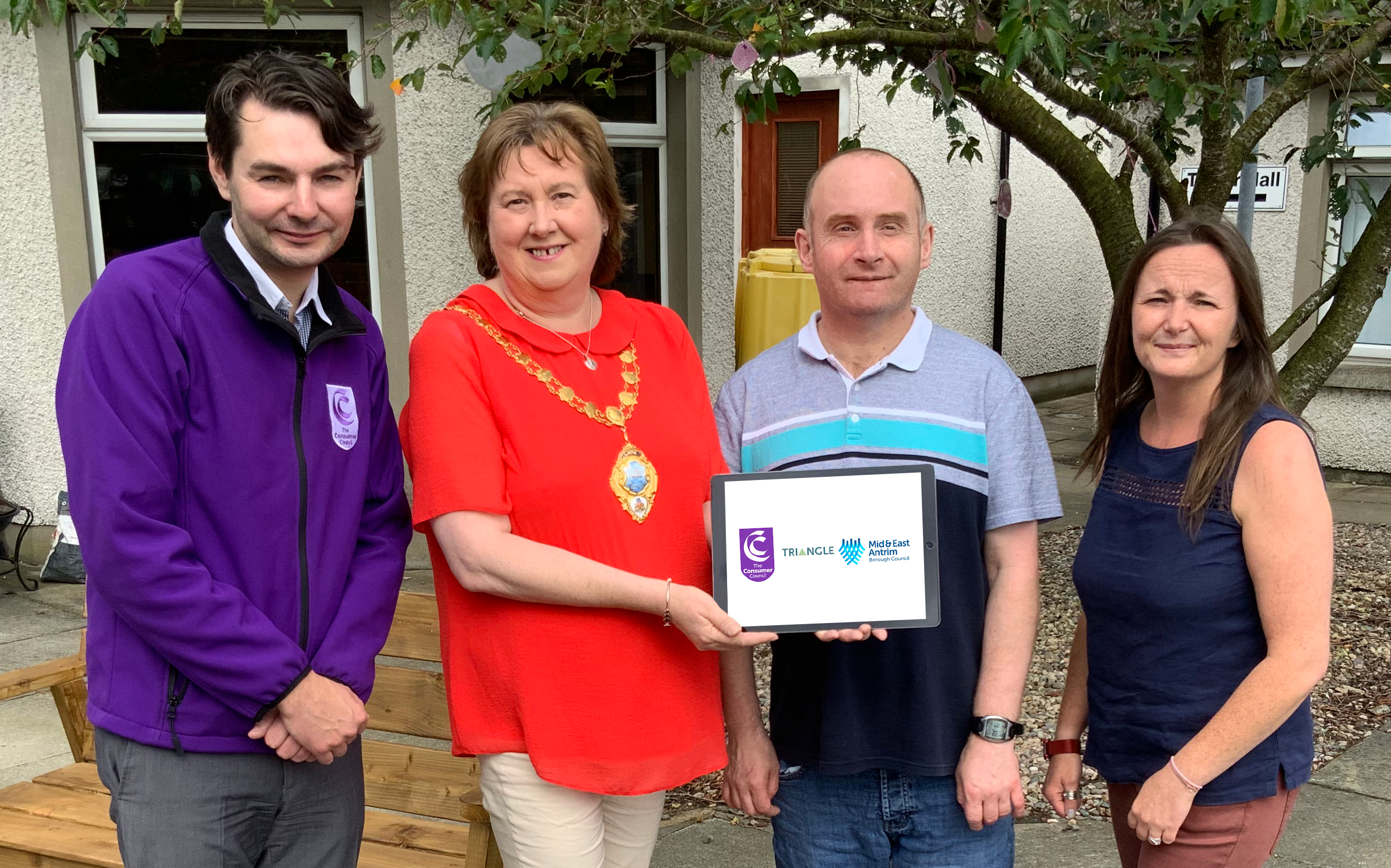 The Consumer Council, Triangle Housing, Mid & East Antrim Council