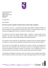 Civil Aviation Authority Consultation Response - 31 August 2018 - Future economic regulation of Gatwick Airport pdf Thumbnail