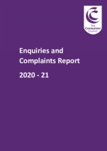 Enquiries and complaints report 2020 - 21_0_0