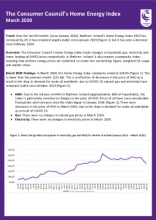 Home Energy Index - March 2020 Bulletin